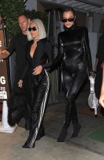 KIM and KHLOE KARDASHIAN Out for Dinner in Santa Monica 07/20/2022