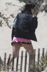 KIM and KOURTNEY KARDASHIAN at a Birthday Party at a Beach in Malibu 07/09/2022