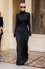 KIM KARDASHIAN Arrives at Balenciaga Fall/Winter 2022/2023 Haute-Couture Fashion Show in Paris 07/06/2022