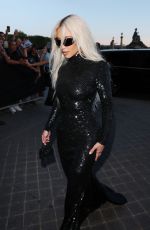 KIM KARDASHIAN Arrives at Hotel de la Marine in Paris 07/06/2022