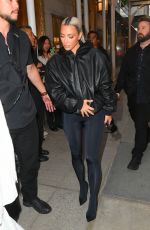 KIM KARDASHIAN Arrives for Dinner at Polo Bar in New York 07/13/2022