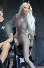 KIM KARDASHIAN on the Set of a Hulu Commercial in Los Angeles 07/01/2022