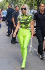 KIM KARDASHIAN Out Shopping at Balenciaga in Paris 07/05/2022