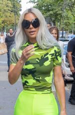 KIM KARDASHIAN Out Shopping at Balenciaga in Paris 07/05/2022