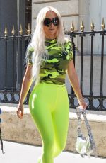 KIM KARDASHIAN Out Shopping at Balenciaga in Paris 07/05/2022