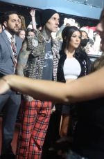 KOURTNEY KARDASHIAN and Travis Barker at Machine Gun Kelly
