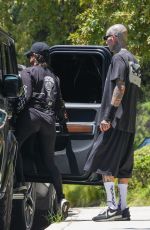 KOURTNEY KARDASHIAN and Travis Barker Heading to Erewhon Market in Calabasas 07/26/2022