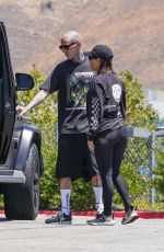 KOURTNEY KARDASHIAN and Travis Barker Heading to Erewhon Market in Calabasas 07/26/2022