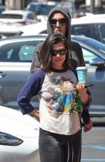 KOURTNEY KARDASHIAN and Travis Barker Out for Lunch at JOi Cafe in Westlake Village 07/14/2022