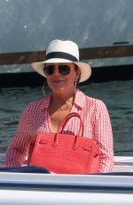 KRIS JENNE at a Boat in Saint-Tropez 07/18/2022
