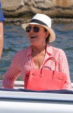KRIS JENNE at a Boat in Saint-Tropez 07/18/2022