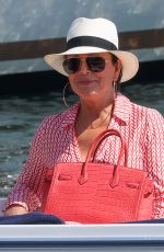 KRIS JENNE at a Boat in Saint-Tropez 07/18/2022