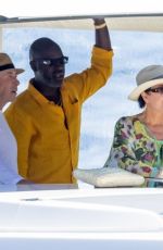 KRIS JENNER at a Yach on Vacation in Nerano 07/20/2022