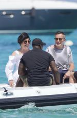 KRIS JENNER Leaves Club 55 in St Tropez 07/15/2022