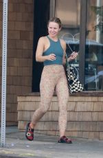 KRISTEN BELL Arrives at Metamorphosis Studio Pilates Class in Los Feliz 07/26/2022