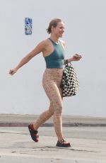 KRISTEN BELL Arrives at Metamorphosis Studio Pilates Class in Los Feliz 07/26/2022