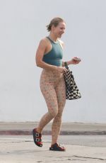 KRISTEN BELL Arrives at Metamorphosis Studio Pilates Class in Los Feliz 07/26/2022