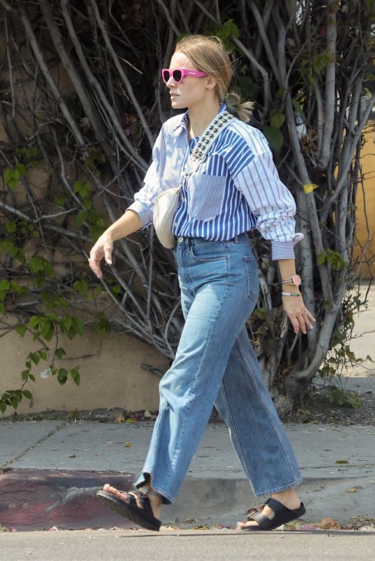 KRISTEN BELL in Denim Out in West Hollywood 07/23/2022