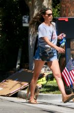 KRISTEN DOUTE Heading to a July 4th Party in Los Angeles 07/04/2022