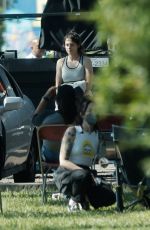 KRISTEN STEWART on the Set of Love Lies Bleeding in Albuquerque 06/29/2022