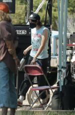 KRISTEN STEWART on the Set of Love Lies Bleeding in Albuquerque 06/29/2022