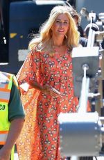 KRISTEN WIIG on the set of Mr. and Mrs. American Pie in Los Angeles 07/15/2022