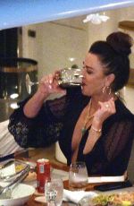 KYLE RICHARDS at Fine Italian Dining and Dances the in Portofino 07/15/2022
