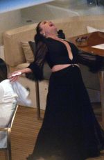 KYLE RICHARDS at Fine Italian Dining and Dances the in Portofino 07/15/2022