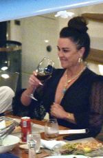 KYLE RICHARDS at Fine Italian Dining and Dances the in Portofino 07/15/2022