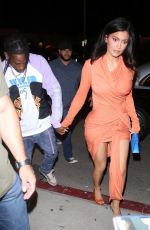 KYLIE JENNER Arrives at Catch Steak in West Hollywood 07/09/2022