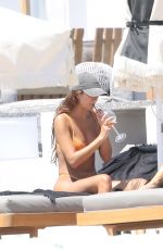 KYRA TRANSTRUM and MADDIE YOUNG in Bikinis at a Beach in Mykonos 07/13/2022