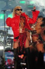 LADY GAGA Performs at Her Chromatica Ball Tour at Londons Tottenham Hotspur Stadium 07/29/2022