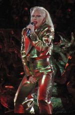 LADY GAGA Performs at Her Chromatica Ball Tour at Londons Tottenham Hotspur Stadium 07/29/2022
