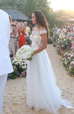 LAIS RIBEIRO and Joakim Noah Tie the Knot on the Beach in Brazil 07/13/2022