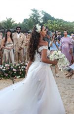 LAIS RIBEIRO and Joakim Noah Tie the Knot on the Beach in Brazil 07/13/2022