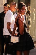 LAURA HARRIER Leaves Azzedine Alaia Fashion Show in Paris 07/03/2022