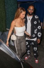 LAUREN WOOD Arrives at Delilah in West Hollywood 07/21/2022