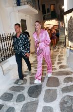 LELE PONS, HANNAH STOCKING, ELENI FOUREIRA and LYDIA FOTIADOU Night Out in Mykonos 07/06/2022