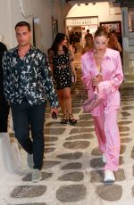 LELE PONS, HANNAH STOCKING, ELENI FOUREIRA and LYDIA FOTIADOU Night Out in Mykonos 07/06/2022