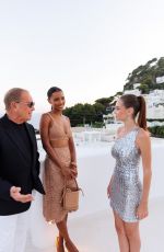LENI KLUM and JASMINE TOOKES at Michael Kors Gala in Capri 07/29/2022