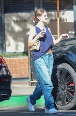 LENI KLUM Leaves Honor Bar in Beverly Hills 07/19/2022