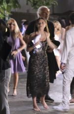 LENI KLUM Night Out in Capri 07/30/2022
