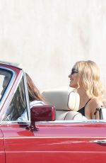 LIL-ROSE DEPP on the Set of The Idol in Los Angeles 07/05/2022