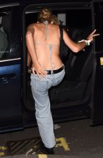 LILA GRACE MOSS and TABBY KENTON Leaves a VIP Party in London 07/07/2022