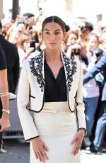 LILY ALDRIDGE Arrives at Christian Dior Fall/Winter 2022/2023 Show at Paris Fashion Week 07/04/2022