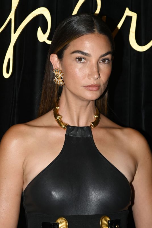LILY ALDRIDGE at Schiaparelli Haute Couture Show at Paris Fashion Week 07/04/2022