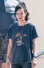 LILY ALLEN on the Set of Dreamland in Margate 07/15/2022