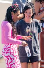 LILY ALLEN on the Set of Dreamland in Margate 07/15/2022