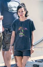 LILY ALLEN on the Set of Dreamland in Margate 07/15/2022
