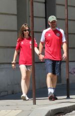 LILY COLLINS and Charlie McDowell Out in Paris 07/24/2022